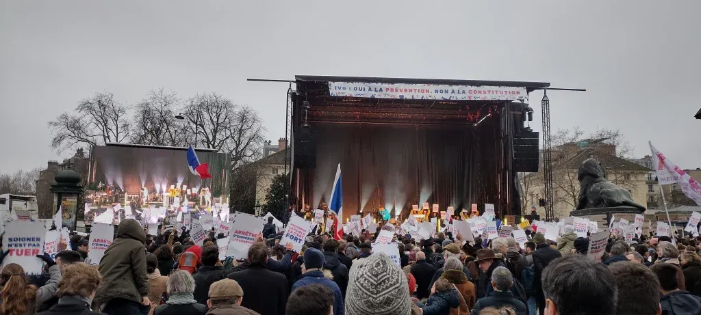 Tuần hành Bảo vệ Sự sống Paris 2024: 10.000 người tập trung tại quảng trường Denfert