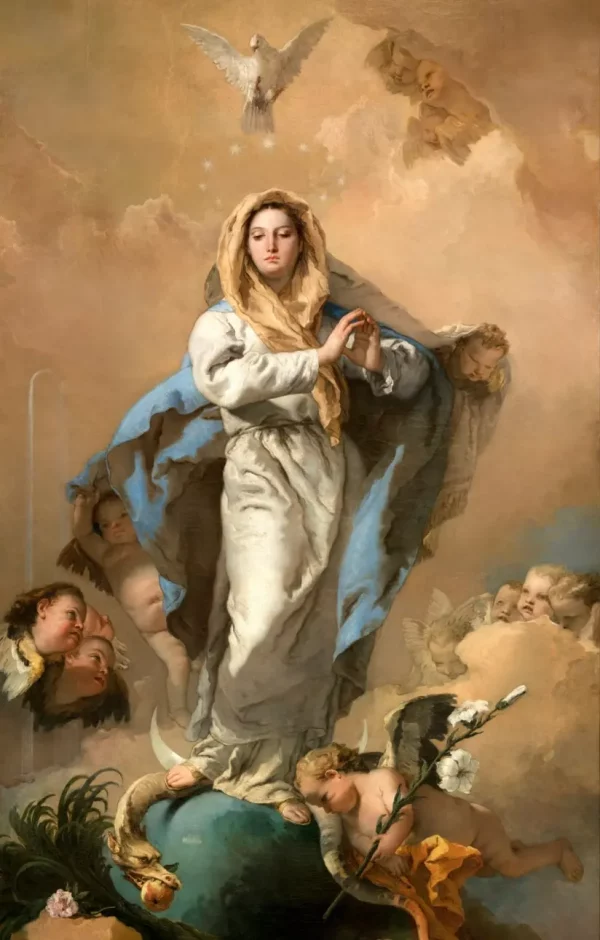 Lễ Đức Mẹ Vô Nhiễm Nguyên Tội (Tác phẩm do danh họa Giovanni Battista Tieopolo sáng tác, 1767-1769)