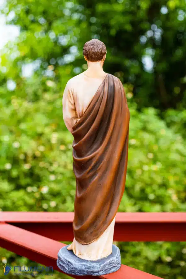 Tượng Thánh Giu-se Thợ cao 40 cm, mã màu M1, nhìn từ sau lưng